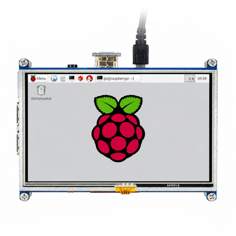 Dotykový displej 800x480px pro Raspberry Pi - Joy-IT RB-LCD-5 5''