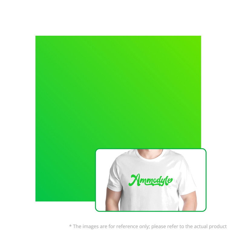 Nažehlovací fólie (flex) matná 300x300mm - Bambu Lab - Neon Green - 10 ks. - YG007