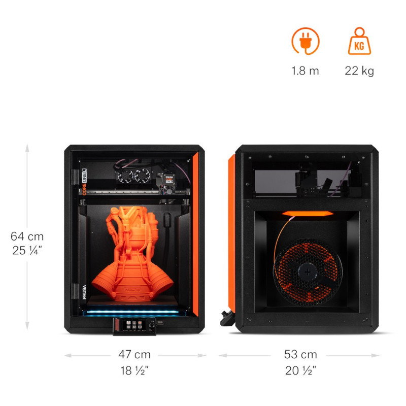 3D tiskárna - Original Prusa CORE One L - sestavená - Critical Infrastructure Edition