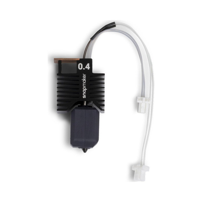 Hotend s tryskou z nerezové oceli pro 3D tiskárnu Snapmaker U1 - 0,4 mm