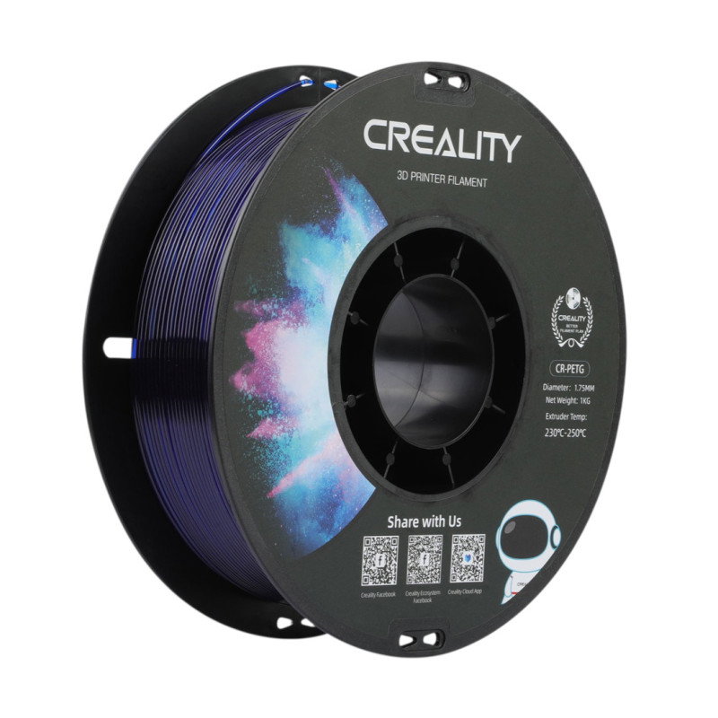 Náhradní filament Creality CR-PETG 1,75 mm 1 kg - Transparent Blue