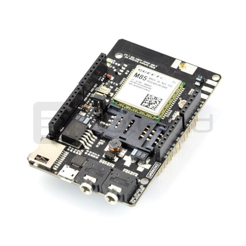 A-GSM Shield GSM / GPRS / SMS / DTMF - pro Arduino a Raspberry Pi - verze s pájenými konektory
