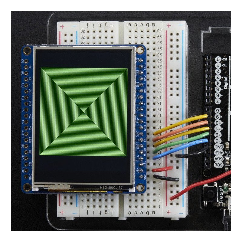 TFT LCD 2,4 "dotykový displej 320 x 240 s čtečkou microSD