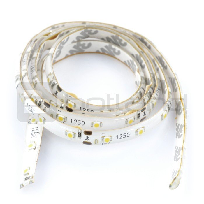 LED pásek IP20 4,8 W, 60 LED / m, 8 mm, teplá barva - 1 m