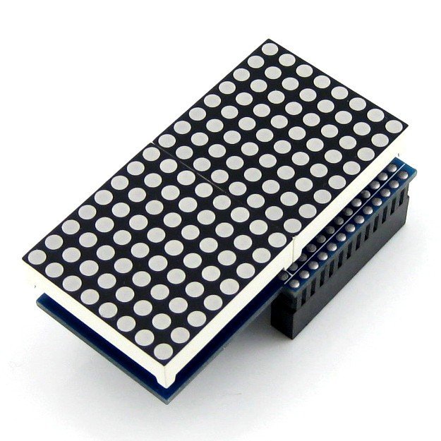 Matrix 128 LED 16x8 MAX7219 pro Raspberry Pi