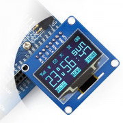 OLED displej, modrá grafika, 1,3 "128x64px SPI / I2C - jednoduché konektory