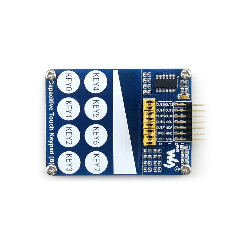Dotyková klávesnice TTP229 - 8 tlačítek + lineární senzor