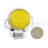Tlačítko 3,3 cm - žluté podsvícení - zdjęcie 2