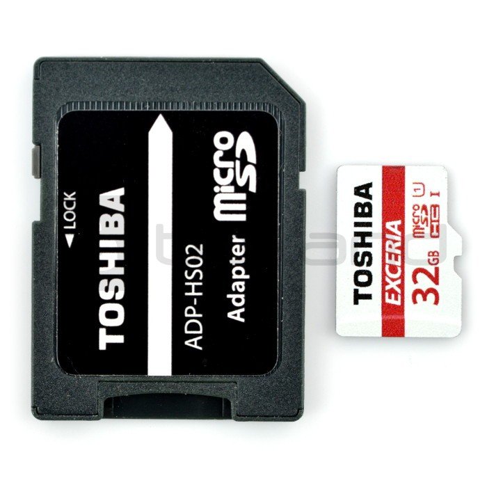 Paměťová karta Toshiba Exceria micro SD / SDHC 32 GB UHS 1 třída 10 s adaptérem