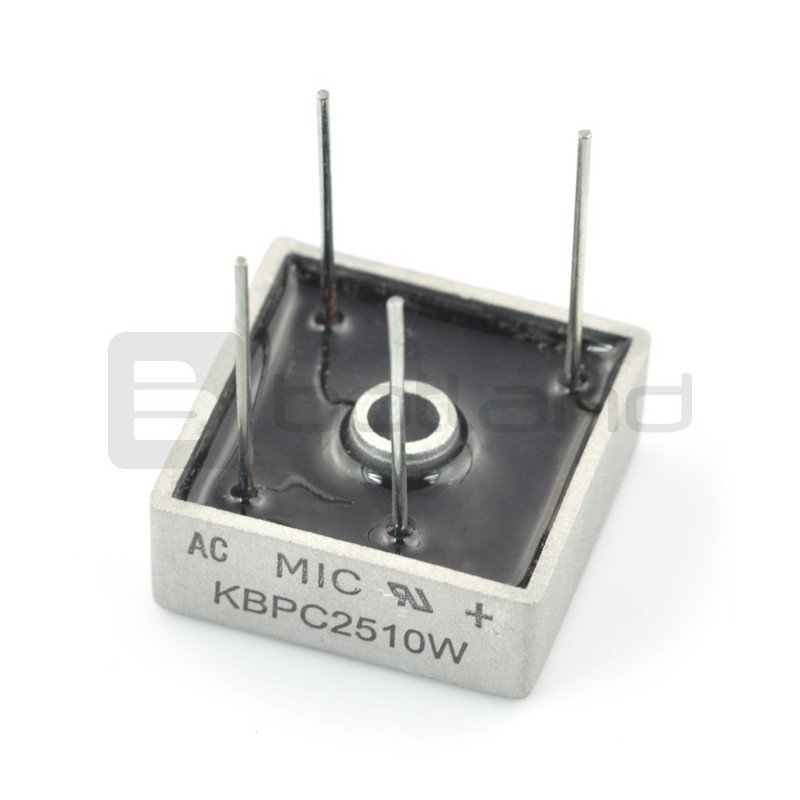 Můstkový usměrňovač KBPC2510 - 25A / 1000V