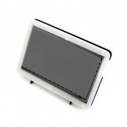 TFT kapacitní dotyková obrazovka LCD 7 '' 1024x600px HDMI + USB pro Raspberry Pi 2 / B + + černobílé pouzdro