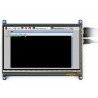 TFT kapacitní dotyková obrazovka LCD 7 '' 800x480px HDMI + USB pro Raspberry Pi 2 / B + + černobílé pouzdro - zdjęcie 10