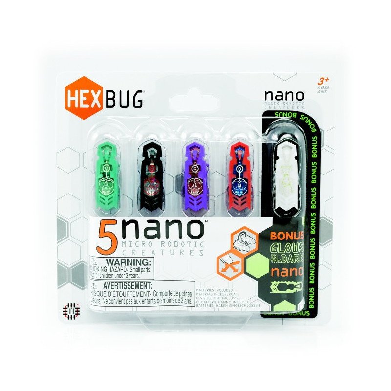 Hexbug Nano - různé barvy - 5ks.