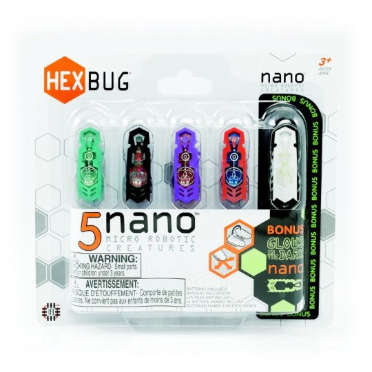 Hexbug Nano - různé barvy - 5ks.
