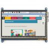 TFT LCD kapacitní dotyková obrazovka 7 "800x480px HDMI + USB pro Raspberry Pi 2 / B + TFT LCD kapacitní dotyková obrazovka 7 "800x480px HDMI + USB pro Raspberry Pi 2 / B + - zdjęcie 1