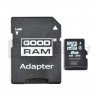 Paměťová karta Goodram micro SD / SDHC 8 GB třídy 4 s adaptérem - zdjęcie 2