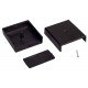 Plastové pouzdro Kradex Z60 - 74x68x36mm černé Plastové pouzdro Kradex Z60 - 74x68x36mm černé