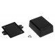 Plastové pouzdro Kradex Z68U - 64x49x28mm černé s úchyty Plastové pouzdro Kradex Z68U - 64x49x28mm černé s úchyty