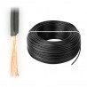 Instalační kabel LgY 1x1,5 H07V-K - černý - 1m - zdjęcie 1