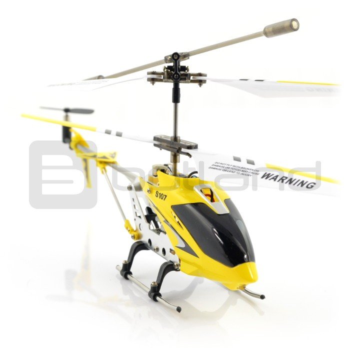 Vrtulník Syma S107G Gyro 2,4 GHz - dálkově ovládaný - 22 cm - žlutý