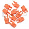 Odlehčení tahu pro kabel RJ45 8P8C - oranžové - 10ks - zdjęcie 1