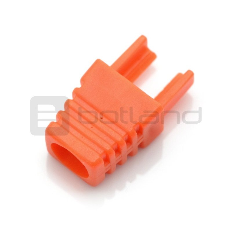 Odlehčení tahu pro kabel RJ45 8P8C - oranžové - 10ks