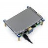 Odporový dotykový displej LCD 4 '' 800x480px IPS HDMI + GPIO pro Raspberry Pi 3/2 / B + - zdjęcie 2