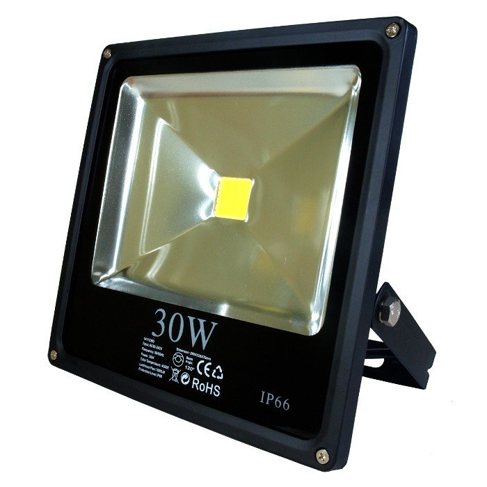 Tenká venkovní lampa LED ART, 30 W, 1800 lm, IP66, AC90-240V, 3000K - teplá bílá