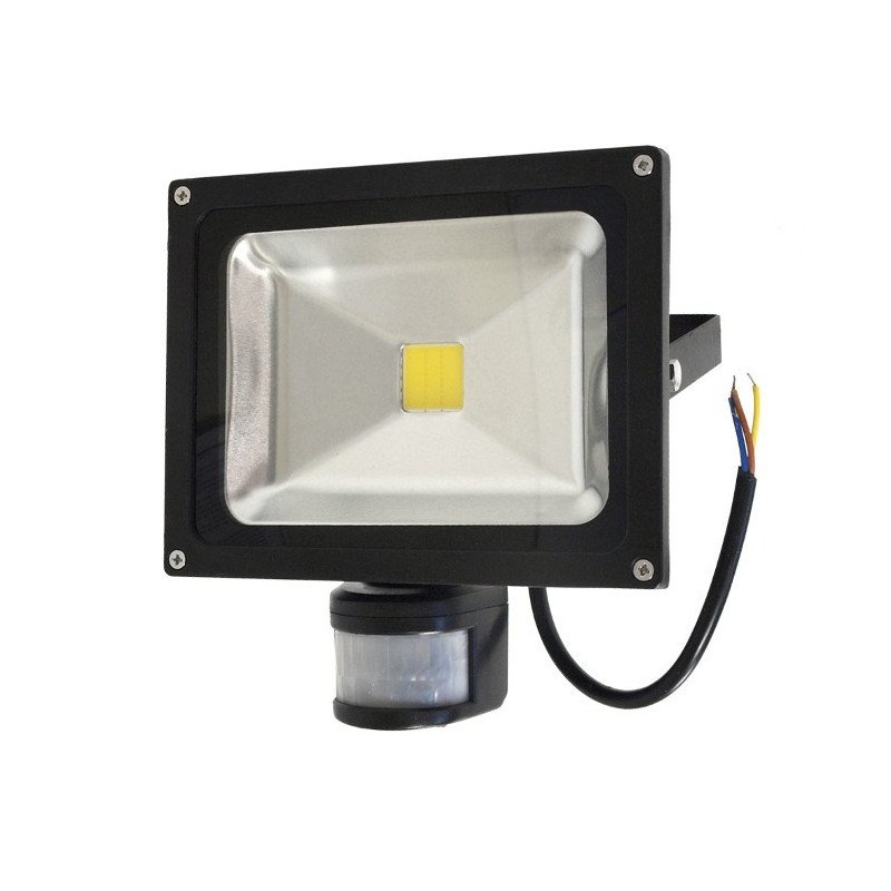 ART HQ PIR LED venkovní lampa s detektorem pohybu, 20W, 1800lm, IP65, AC80-265V, 4000K - neutrální bílá