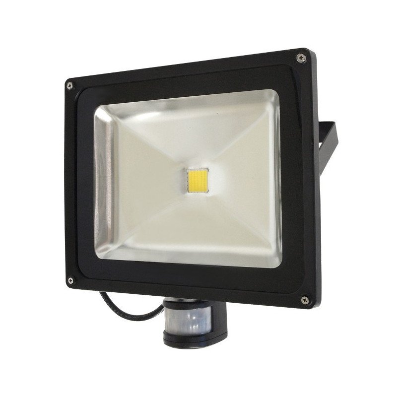 ART HQ PIR LED venkovní lampa s detektorem pohybu, 50W, 4500lm, IP65, AC80-265V, 4000K - neutrální bílá