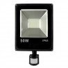 Venkovní lampa LED ART SMD PIR s detektorem pohybu, 50W, 3000lm, IP65, AC80-265V, 4000K - neutrální bílá - zdjęcie 5