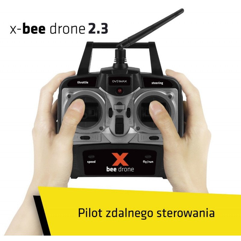 Dron Over-Max X-Bee 2,3 2,4 GHz quadrocopter dron - 26 cm + 2 další baterie