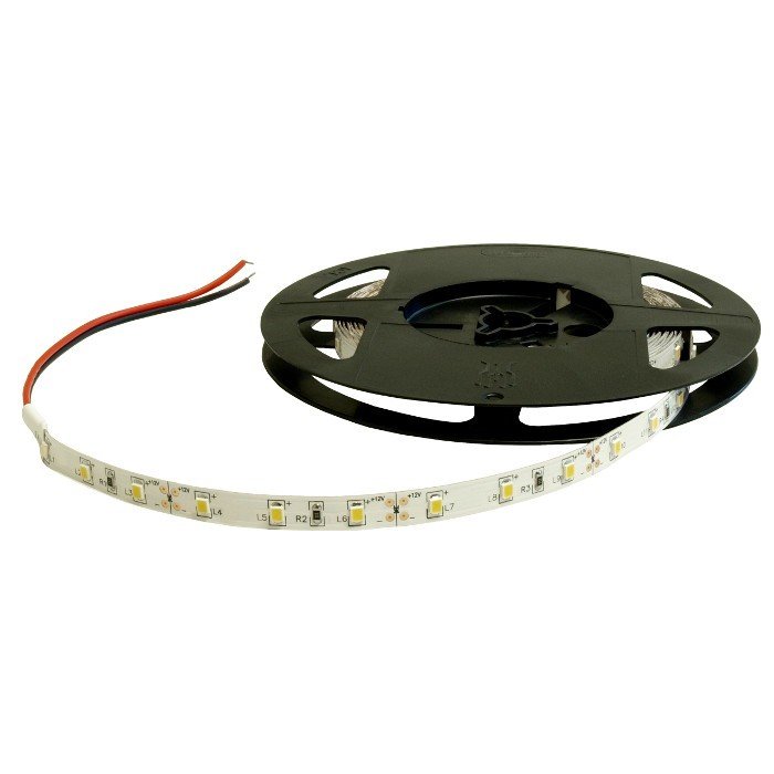 LED pásek SMD2835 IP20 6W, 60 diod / m, 8mm, bíle teplý - 5m