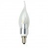 LED žárovka ART, průhledná svíčka, E14, 4,5 W, 320 lm, teplá barva - zdjęcie 1
