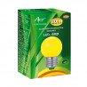 LED žárovka ART E27, 0,5 W, 30 lm, žlutá - zdjęcie 4