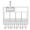 Reléová deska 10A x 4 pro řadič GSM / LAN - 5V - zdjęcie 4