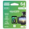Paměťová karta Goodram micro SD / SDXC 64 GB 4K UHS-I třídy 10 s adaptérem - zdjęcie 1