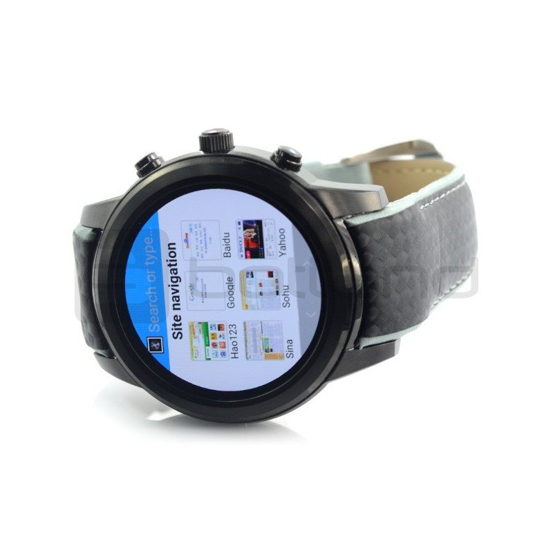 SmartWatch LEM5 black - chytré hodinky