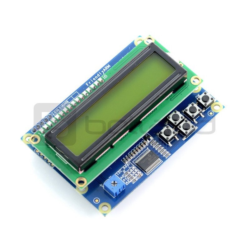 Klávesnice LCD 1602 - displej pro pouzdro Nano Pi a Raspberry +