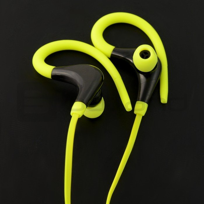 Bezdrátová sluchátka Art AP-BX61-G s mikrofonem - limetkově zelená