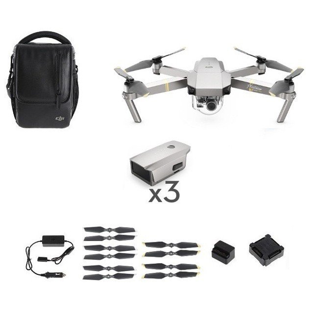 Sada kvadrokoptérového dronu DJI Mavic Pro Platinum Combo
