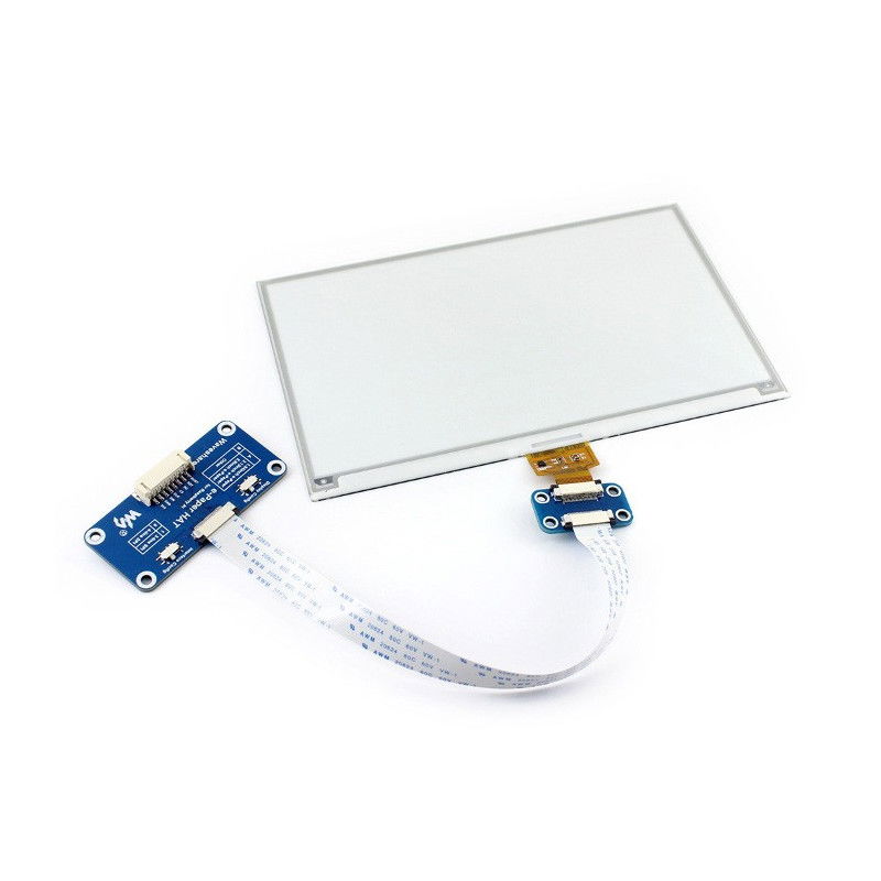 Waveshare E-paper E-Ink 7,5'' 640x384px – displej s překrytím HAT