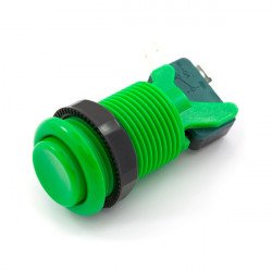 Arkádové konkávní tlačítko 3,5 cm - zelené - SparkFun