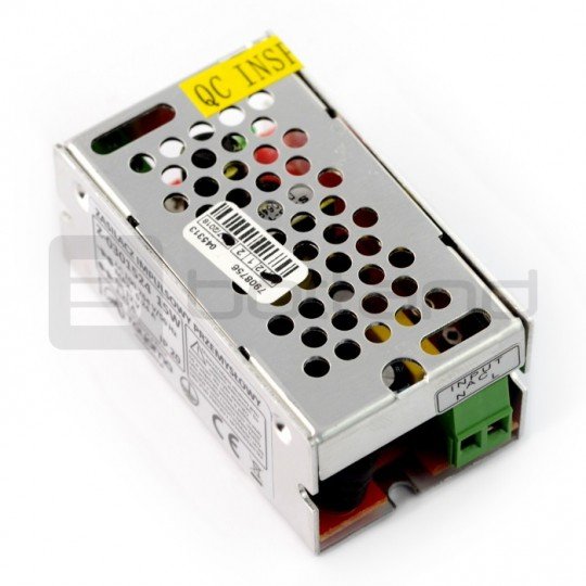 Průmyslový impulsní napájecí zdroj pro LED pásky a pásky 12V / 1,25A / 15W