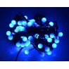 Osvětlení vánočních stromků LED koule - modré - 80 ks. - zdjęcie 1