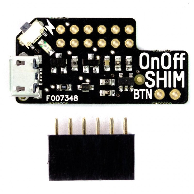 OnOff SHIM - vypínač / vypínač - překrytí pro Raspberry Pi