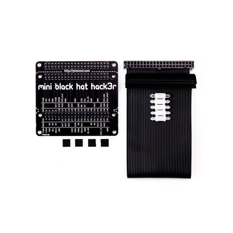 Mini Black HAT Hack3r - štít pro Raspberry Pi - sestaven