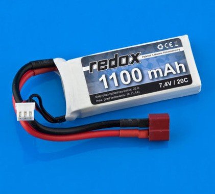 LiPol Redox 1100 mAh 20C 7,4V