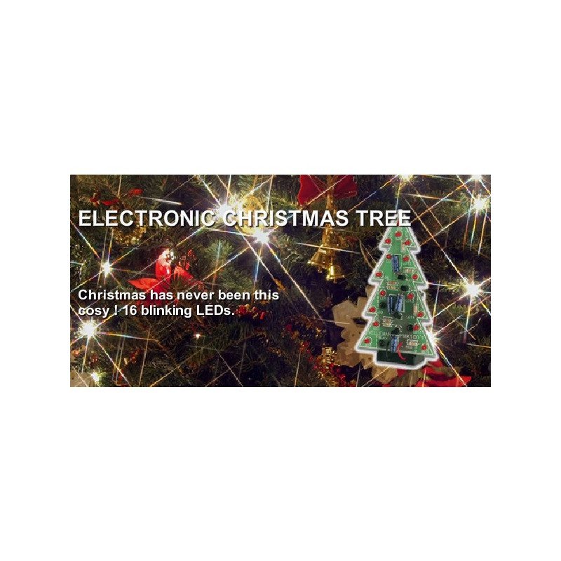 Elektronický vánoční stromek - sada pro vlastní montáž
