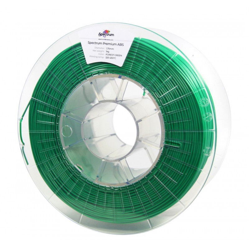 Filament Spectrum PLA 1,75mm 1kg - lesní zelená